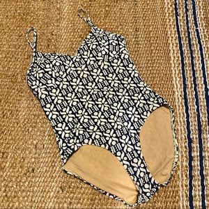 DownEast geometric swim suit
